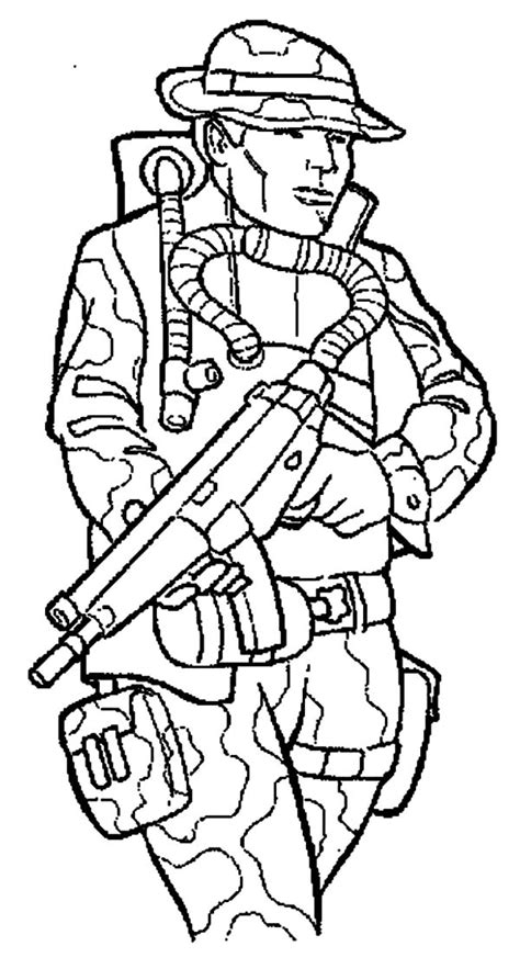 coloring page   soldier coloring home