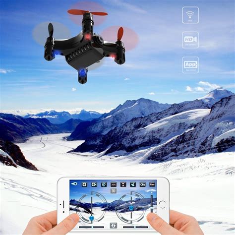 review mini drone quadcopter  intelligent altitude wifi fpv hover camera ios android