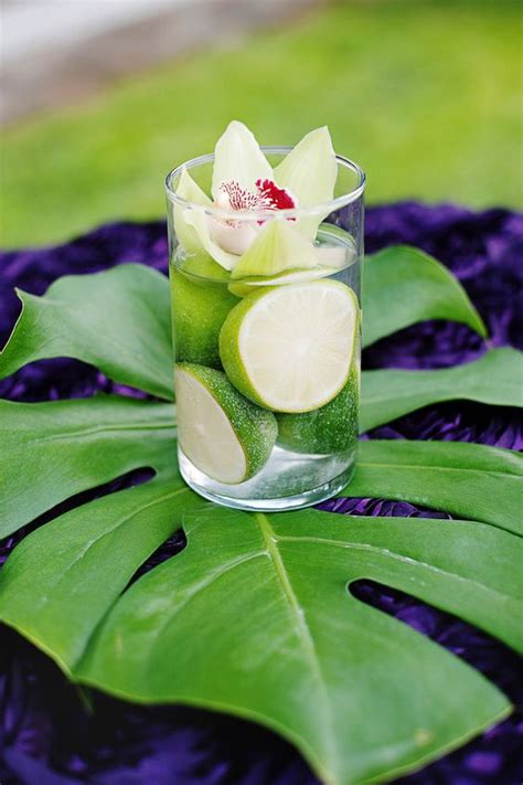 green tropical leaves wedding ideas page    puff