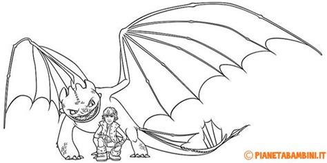 disegni  dragon trainer    da colorare dragon coloring page