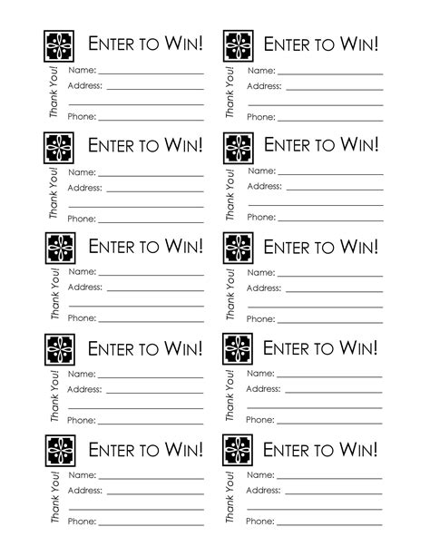 editable raffle  ticket templates