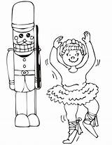 Nutcracker Coloring Pages Ballet Printable Clipart Barbie Colouring Kids Dancer Christmas Fairy Book Popular Getcoloringpages Library Books Coloringhome sketch template