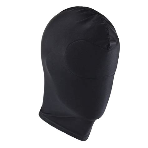 amazoncom freebily unisex breathable hoods face cover black blindfold