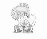 Inuyasha Shippo Coloring Pages Smile Another sketch template