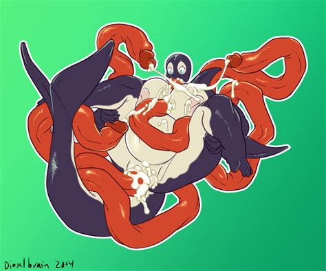 commission orca girl tentacle sex by dieselbrain art