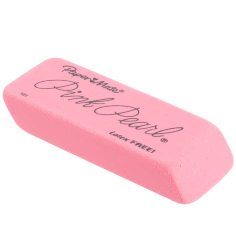 paper mate  large pink pearl eraser pack