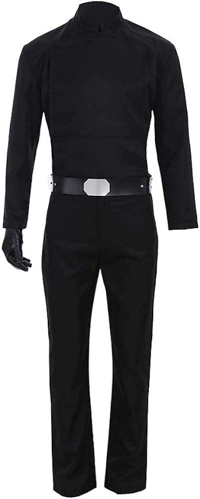 amazoncom mens luke cosplay skywalker costume black uniform jedi costume outfits halloween
