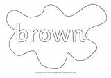 Brown Colouring Splats Splat Kids Activities sketch template