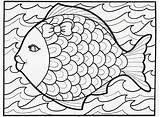 Coloring Pages Fancy Fish Summer Printable Book Doodle sketch template