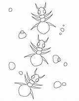 Coloring Ant Pages Kids Printable sketch template