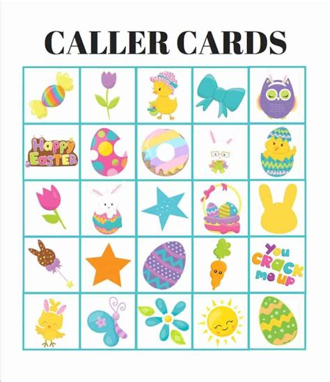 printable easter bingo cards printable word searches