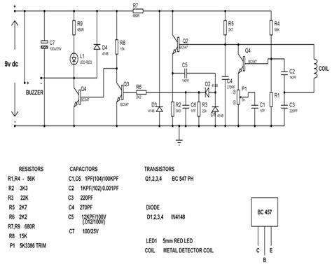 circuit diagram   metal detector section courtesy  circuitlab  scientific