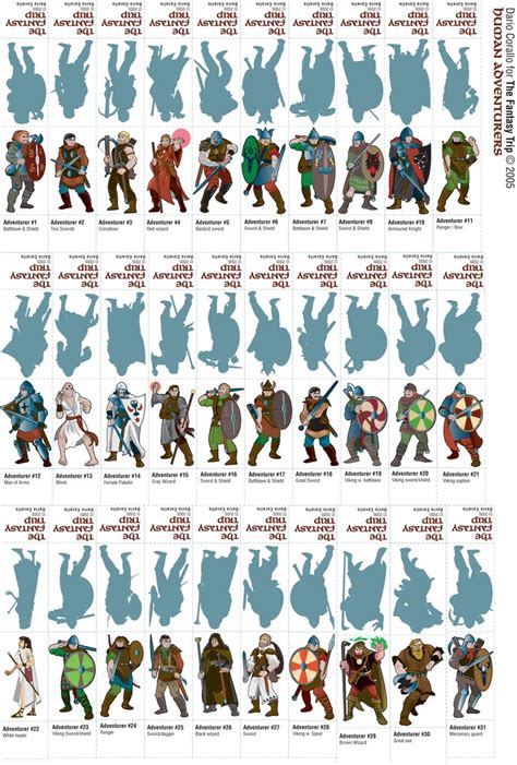 dd paper miniature images  pinterest pretend play fantasy characters  miniatures