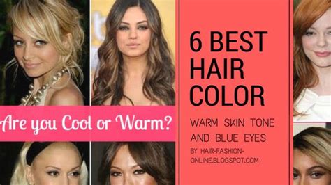 Best Hair Colors For Warm Skin Tone And Blue Eyes