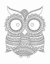 Hibou Coloriage Imprimer Hiboux Nuit Blanche Mandala Coloriages Chouette Owl Artherapie Mieux Danieguto sketch template