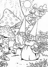 Gnome Coloring Pages David Forest Popular Getcolorings Getdrawings sketch template