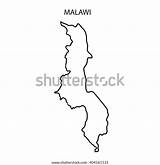 Malawi sketch template
