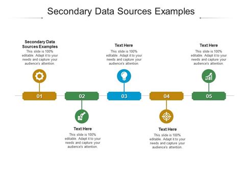 secondary data sources examples  powerpoint  summary