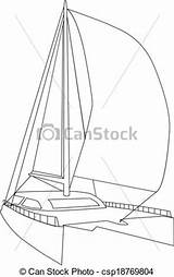 Catamaran Drawing Clipart Sailing Paintingvalley Clipground sketch template