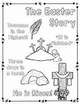 Easter Coloring Storying Handwriting Practice sketch template