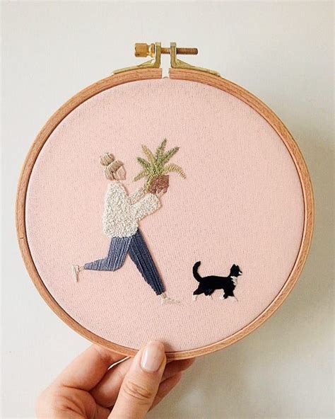 miriam embroidery artist  instagram  lovely plant lady