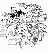 Sparrow Pirate Piratas Karibik Fluch Piraten Pirata Kapitein Caribe Kleurplaat Pirat Statku Caraibes Kolorowanka Jake Copie Ausmalbild Kleurplaten Neverland Fairy sketch template