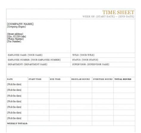 time sheet template printable time sheets template haven