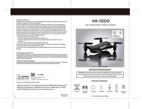 voyage aeronautics drone manual