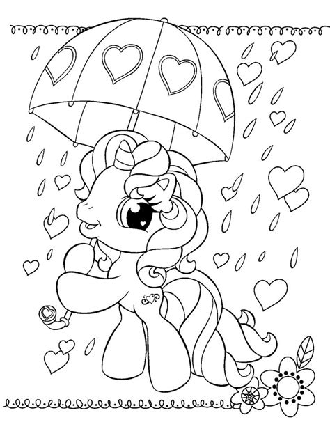 pony friendship  magic coloring pages    pony