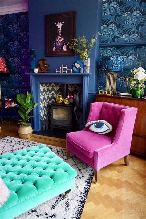 lovely colorful living room ideas  homyhomee