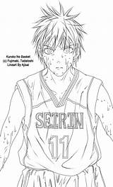 Kuroko Lineart Tableau sketch template