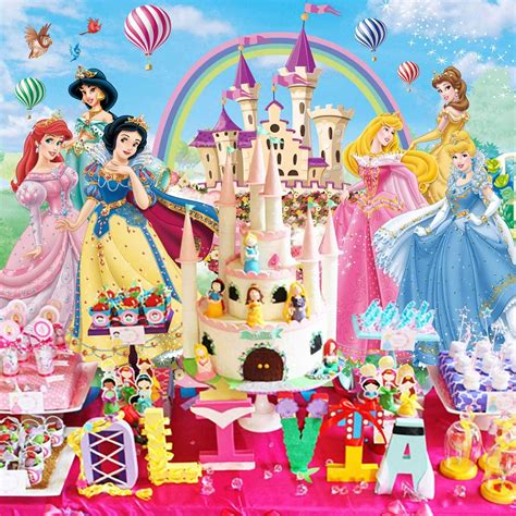 disney princess party backdrop