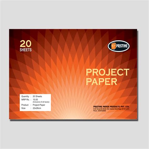 project paper pristine paper