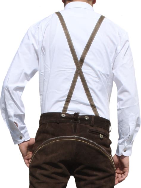 Traditional Bavarian Shirt For Lederhosen Oktoberfest With Decorations