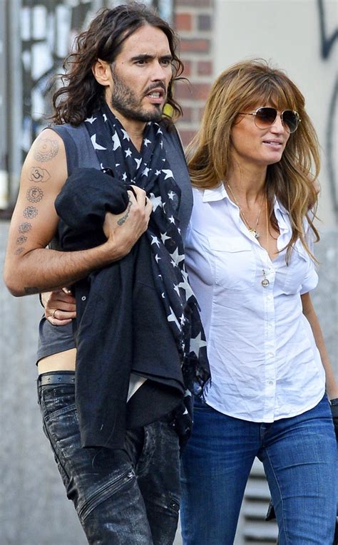 russell brand steps out with hugh grant s ex e online