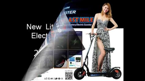 lithium battery  electric scooter es youtube