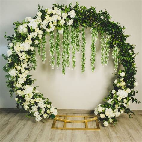 ring  roses hadeed flower wall wedding wedding backdrop
