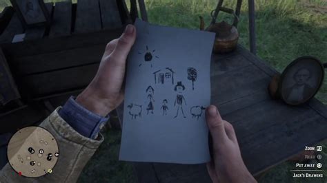 jack marston s drawing to arthur rdr2 youtube