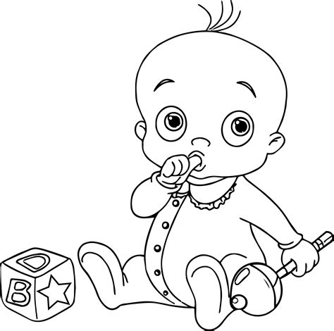 baby boy coloring pages home family style  art ideas