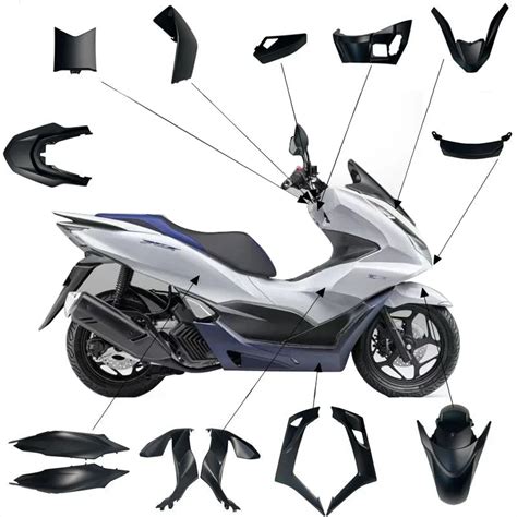 modified motorcycle abs pcx body part fairings cover set fairing integrated kit garnish cover