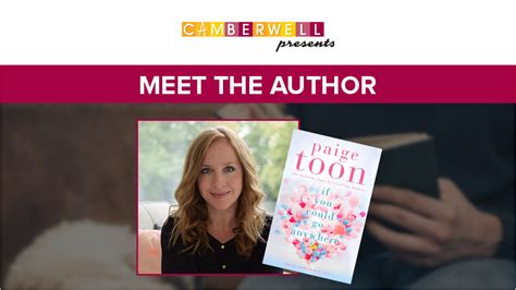 Meet The Author Free Book Signing With Paige Toon Camberwell Shopping