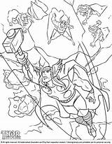 Thor Coloring Pages Library Clipart Book Kids Line Books sketch template