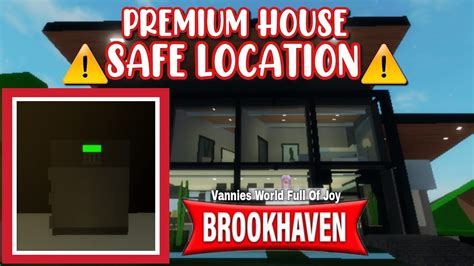 ⚠️safe Location In New Brookhaven 🏡rp Update Premium House⚠️ Roblox