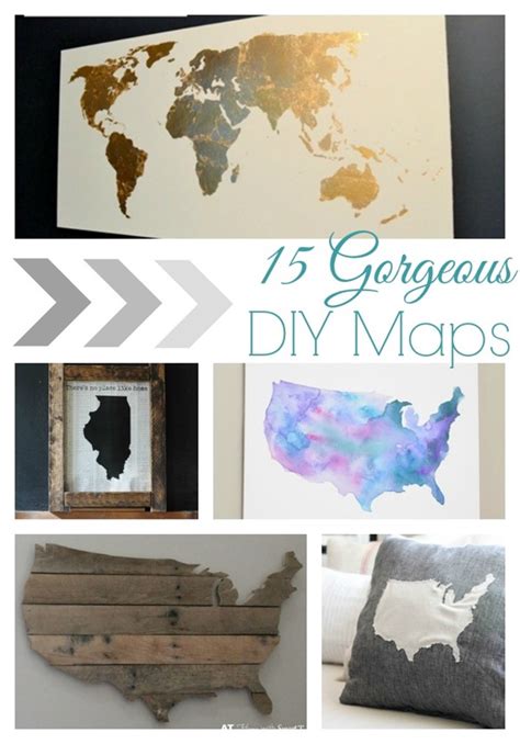 diy projects  displaying  favorite maps home  garden