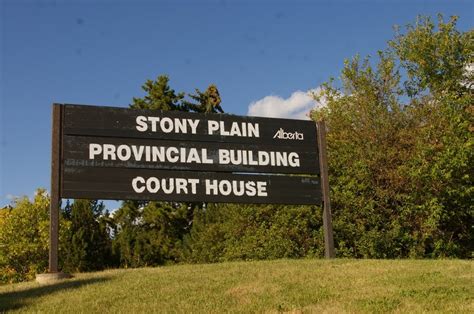 stony plain  courthouses
