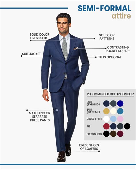 semi formal dress code attire  men suits expert