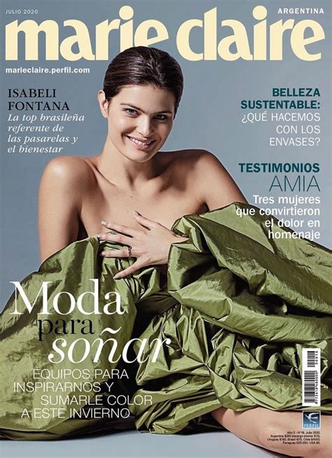 Isabeli Fontana On The Cover Of Marie Claire Magazine