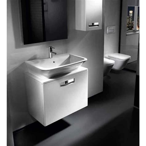 roca  gap basin unit white uk bathrooms