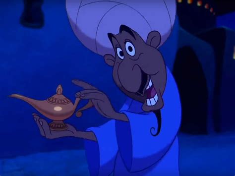 peddler at beginning of aladdin is the genie directors finally confirm
