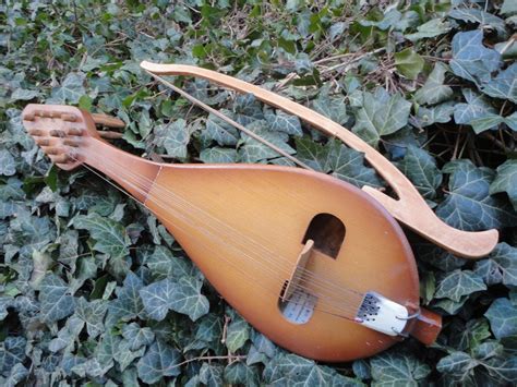 early antique vintage wooden fiddle violin mandolin musical instrument